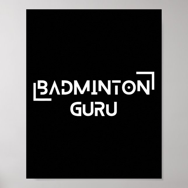 Badminton Shuttle Racket Sports Champion Strategy  Poster (Front)