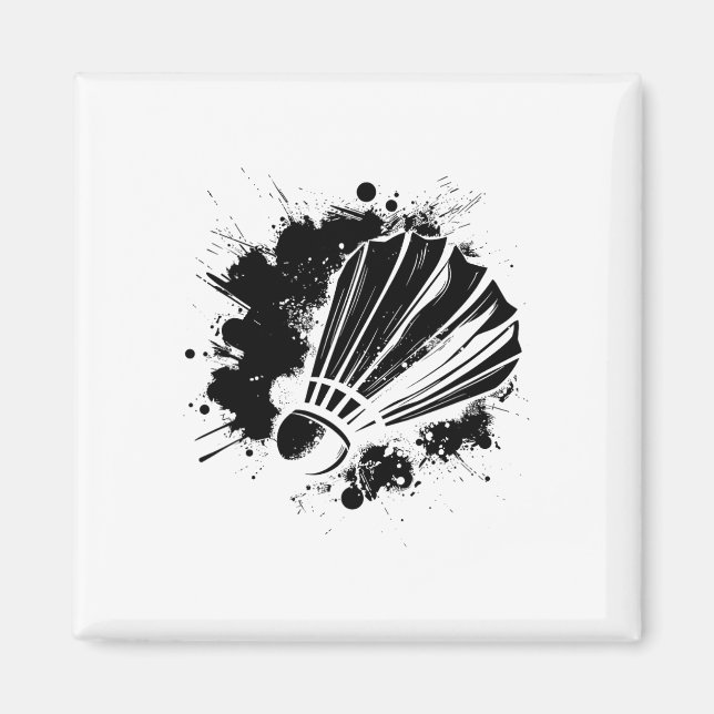 Badminton Shuttle Racket Sports  Magnet (Front)