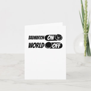 Badminton Shuttle Racket - Team Badminton On World Card