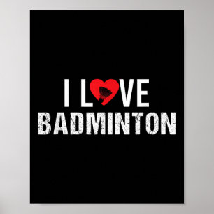 Badminton Shuttle Sayings  Poster