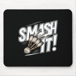 Badminton Shuttle Smash Mouse Pad