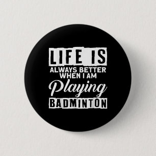 Badminton Shuttle Sport Badminton Player Coach Rac 6 Cm Round Badge