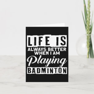 Badminton Shuttle Sport Badminton Player Coach Rac Card