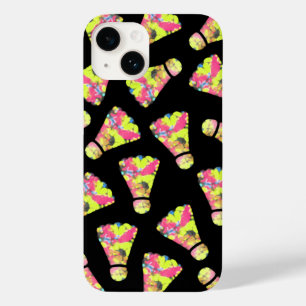 Badminton Shuttlecock Art Colourful pattern gift Case-Mate iPhone 14 Case