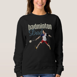 Badminton shuttlecock athlete badminton racket spo sweatshirt