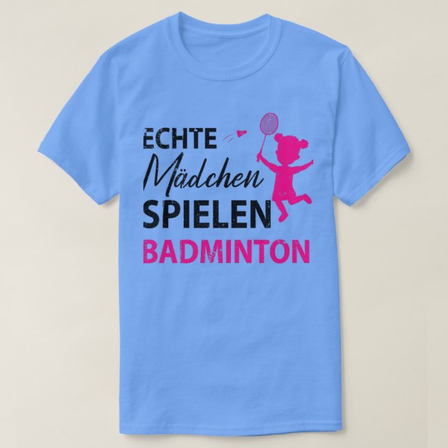 Badminton shuttlecock badminton player 6 T-Shirt (Design Front)