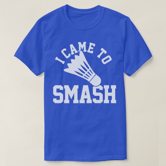 Badminton Shuttlecock Badminton Player T-Shirt (Design Front)