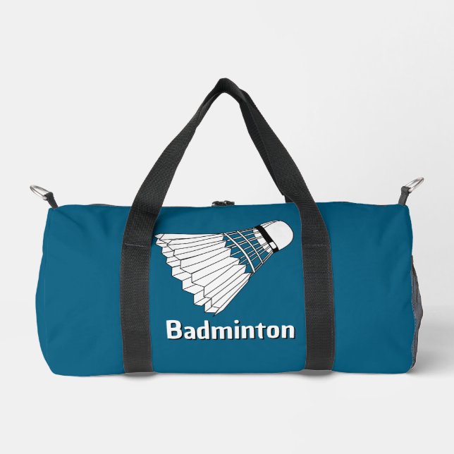 Badminton Shuttlecock Design Duffel Bag (Front)