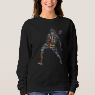 Badminton Shuttlecock Player 5 Sweatshirt