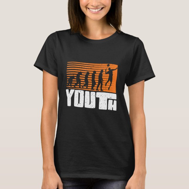Badminton Shuttlecock Sports Youth T-Shirt (Front)