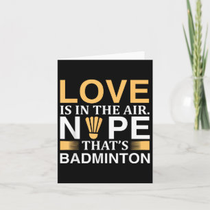 Badminton Shuttles Design For Badminton  Card