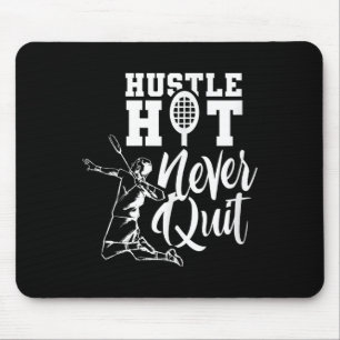 Badminton Sport Player Shuttle Lover Mouse Pad