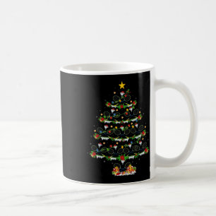 Badminton Sports Lover Lighting Badminton Christma Coffee Mug