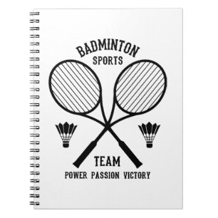 Badminton Sports Team Notebook