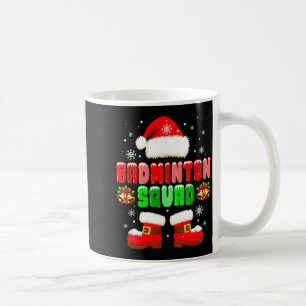 Badminton Squad Costume Christmas Player Team Funn Coffee Mug