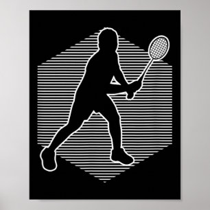 Badminton Squash Womens Shuttle Men Poster