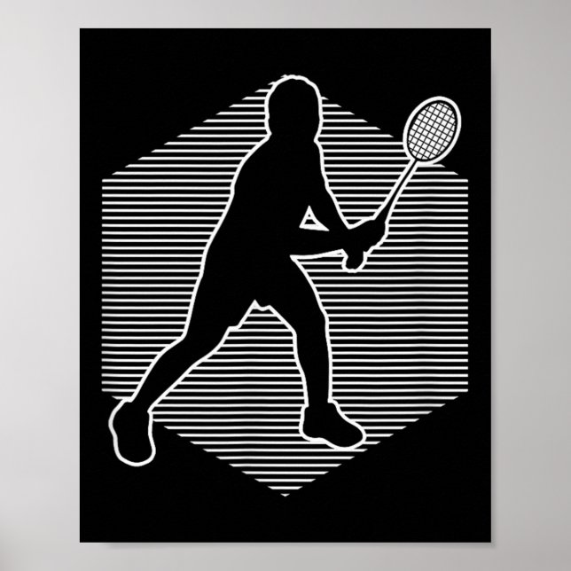 Badminton Squash Womens Shuttle Men  Poster (Front)