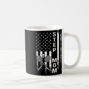 Badminton Step Mum American Flag Vintage Christmas Coffee Mug