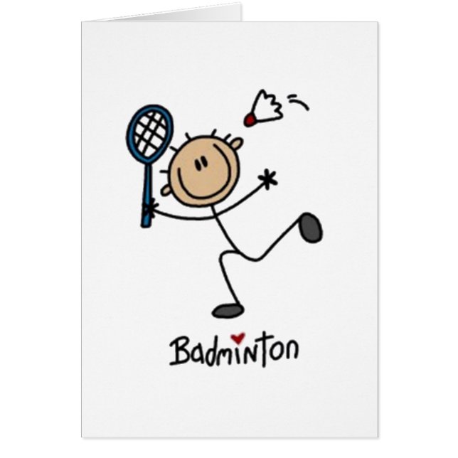 Badminton Stick Figure (Front)