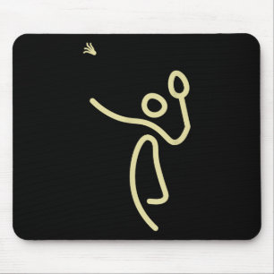 Badminton Stick Man – Shuttle Gift Idea Mouse Pad