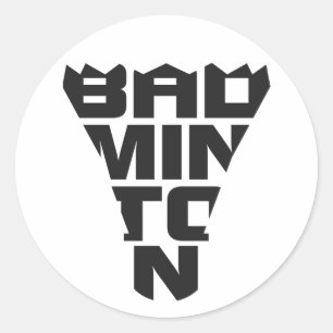 Badminton Sticker