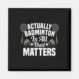 Badminton Team Match S Shuttle Badminton Player Magnet