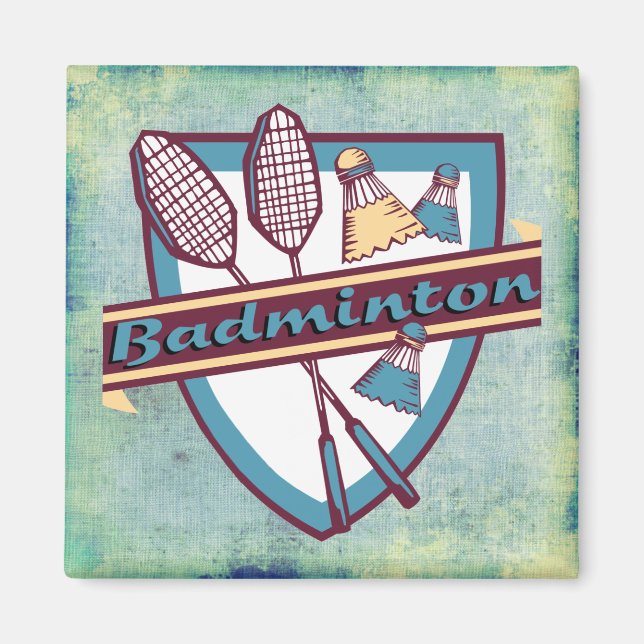 Badminton Time Magnet (Front)