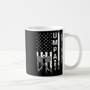 Badminton Umpa American Flag Vintage Christmas Xma Coffee Mug