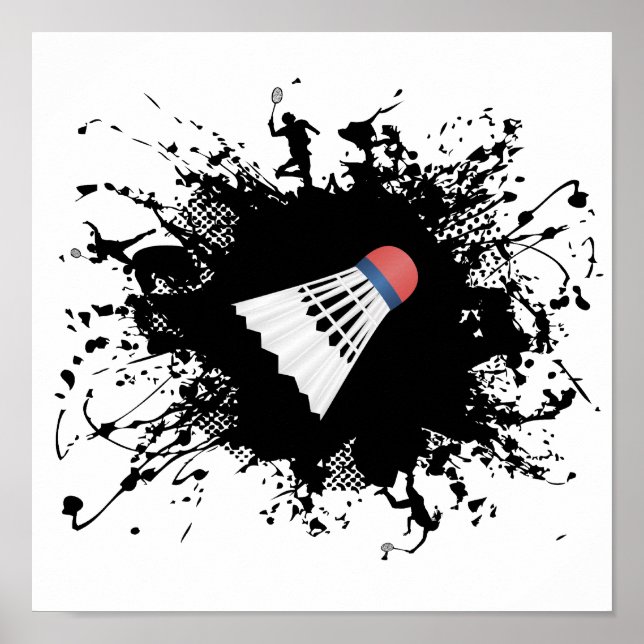 Badminton Urban Style Poster (Front)