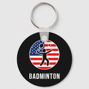 Badminton Usa Key Ring