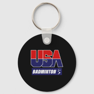 Badminton Usa  Key Ring