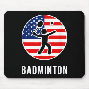 Badminton Usa Mouse Pad