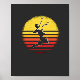 Badminton Vintage Poster