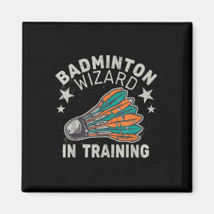 Badminton Wizard In Training Shuttle Sport Ball Sp Magnet