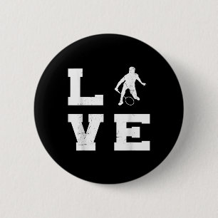 Badminton Womens Mens Badminton Player Shuttle 6 Cm Round Badge