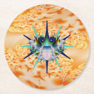 Badna Bug Round Paper Coaster