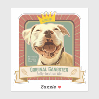 BADRAP's Queen Machine Vinyl Sticker