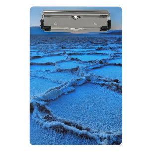 Badwater dusk, Death Valley, California Mini Clipboard