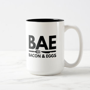 BAE Bacon And Eggs Two-Tone Coffee Mug
