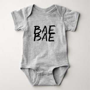 Bae bae trendy funny hipster baby unisex bodysuit