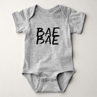Bae bae trendy funny hipster baby unisex bodysuit
