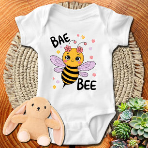 Bae Bee - Adorable Baby Bae Pun Bodysuit
