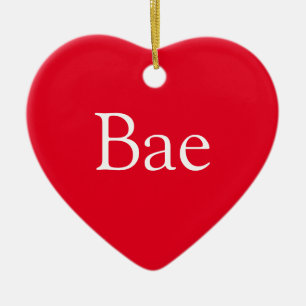Bae Definition Girlfriend Boyfriend Husband Wife Ceramic Ornament