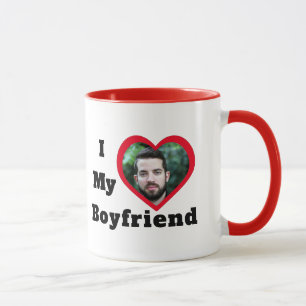 Bae Personalised Custom Photo I Love My Boyfriend Mug