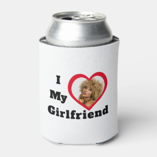 Bae Personalised Custom Photo I Love My Girlfriend Can Cooler