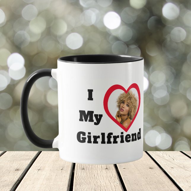 Bae Personalised Custom Photo I Love My Girlfriend Mug (Creator Uploaded)