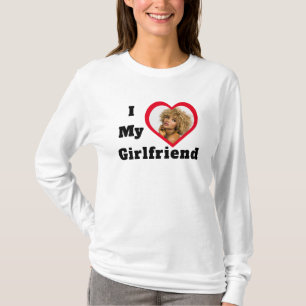 Bae Personalised Custom Photo I Love My Girlfriend T-Shirt