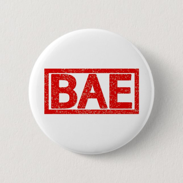 Bae Stamp 6 Cm Round Badge (Front)