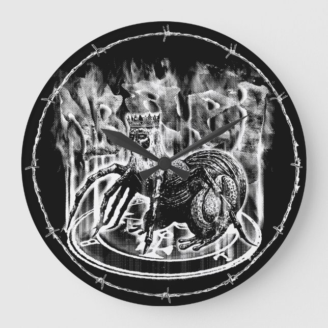 Bael Round (Large) Wall Clock (Front)