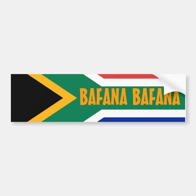 BAFANA BAFANA BUMPER STICKER (Front)